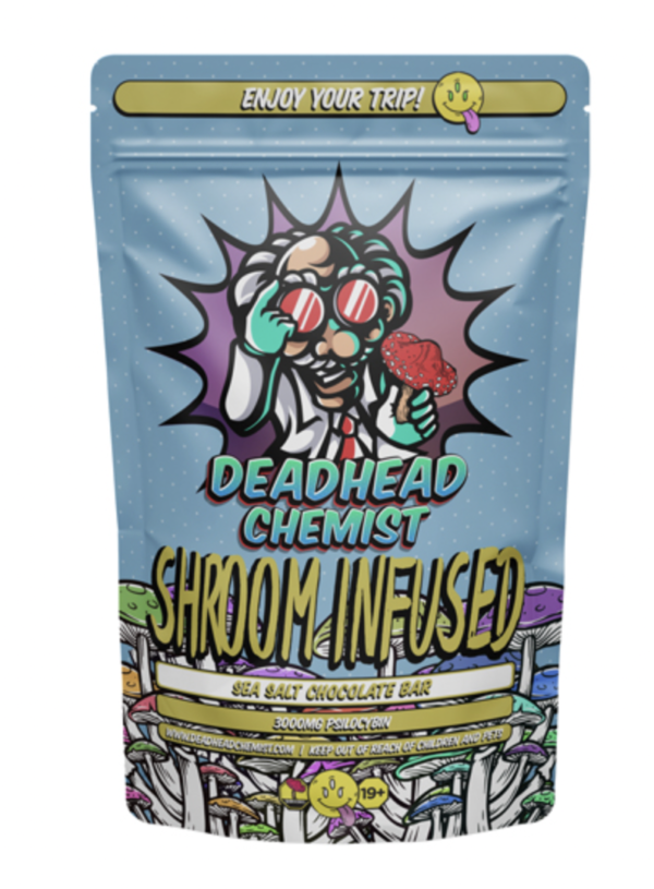 Sea Salt Dark Chocolate Bar Deadhead Chemist edibles gummies